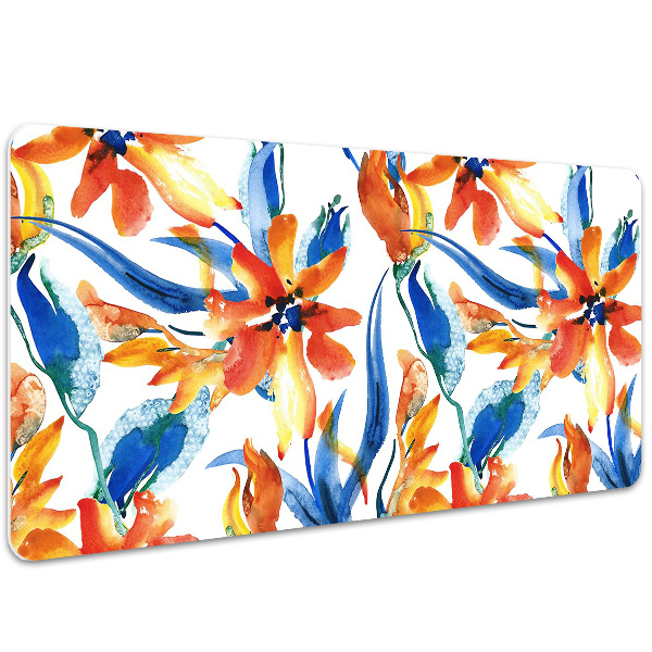 Full desk protector solar flowers