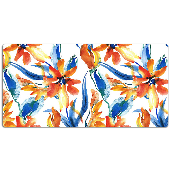 Full desk protector solar flowers