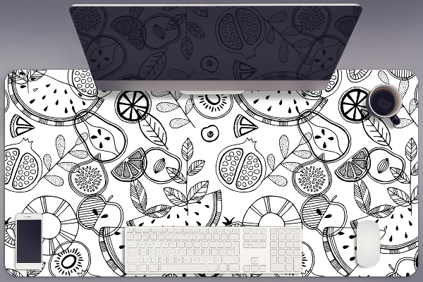 Large desk mat for children Fruit
