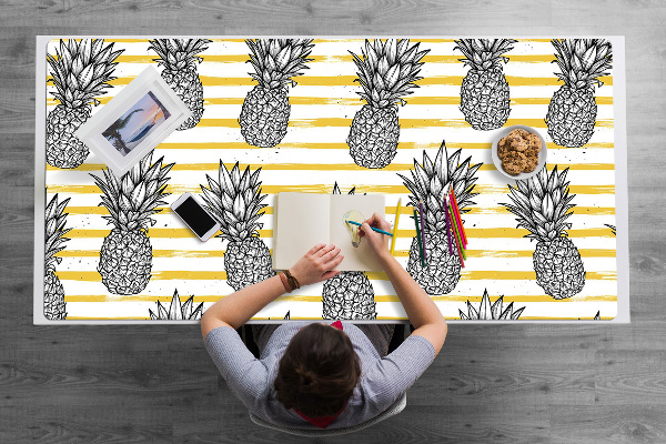 Large desk mat for children Pineapple