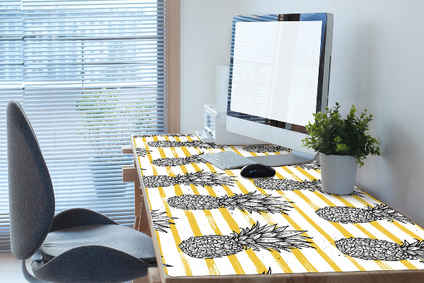 Large desk mat for children Pineapple