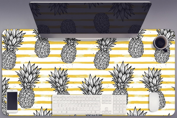 Large desk mat for children Pineapple