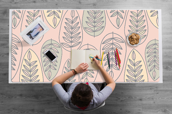 Desk pad Colorful leaves