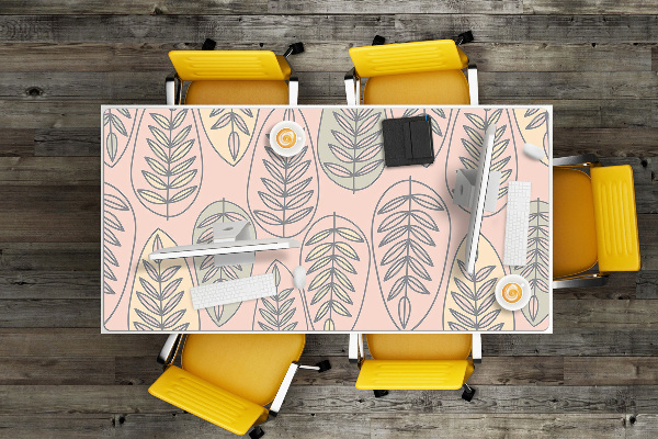 Desk pad Colorful leaves