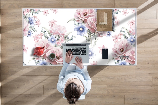 Full desk protector delicate bouquet