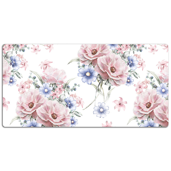 Full desk protector delicate bouquet