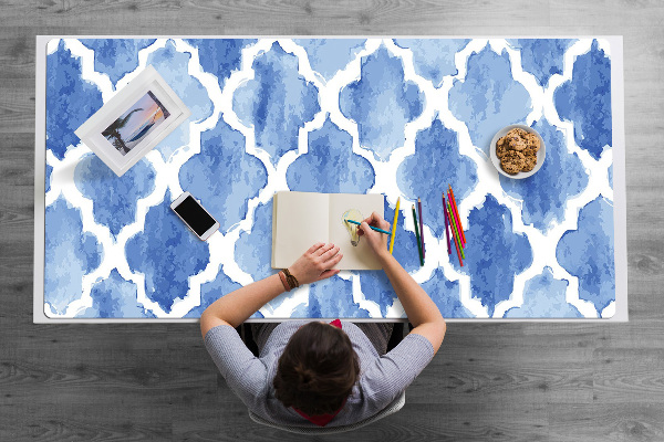 Desk pad Moroccan pattern