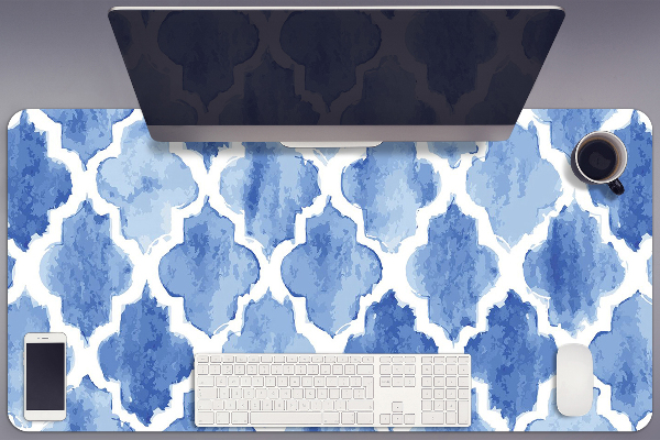 Desk pad Moroccan pattern