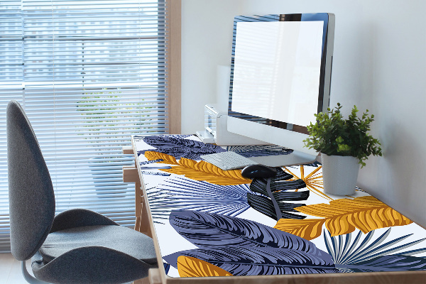 Full desk mat palm leaves