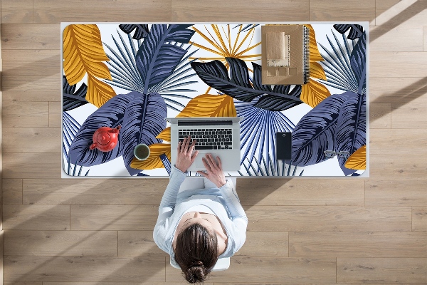 Full desk mat palm leaves