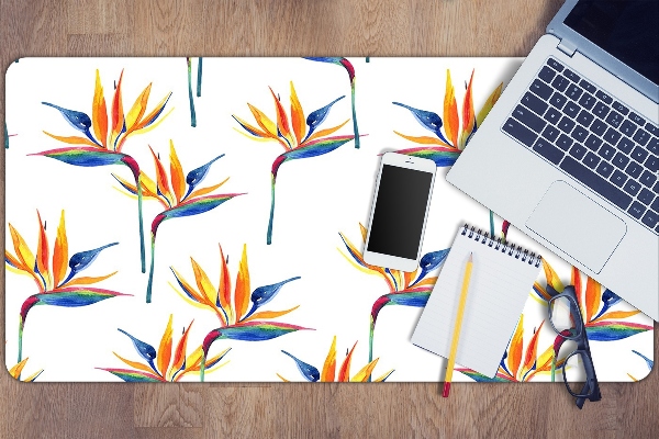 Desk pad Colorful flowers
