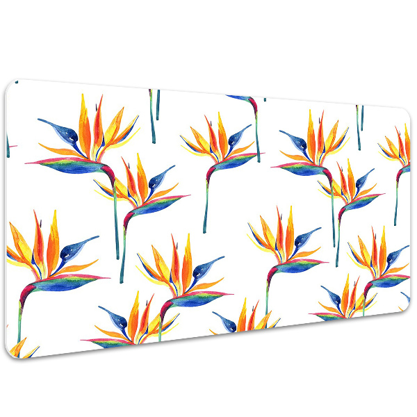 Desk pad Colorful flowers