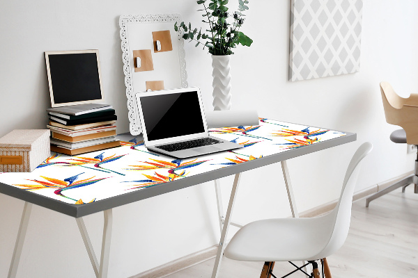 Desk pad Colorful flowers