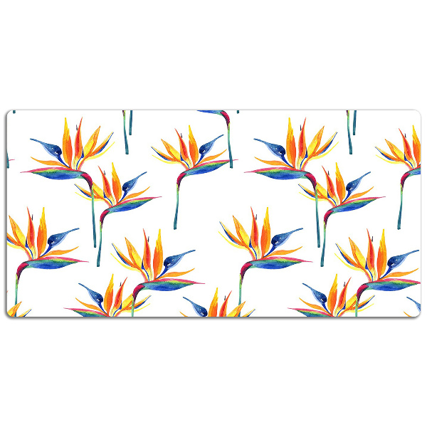 Desk pad Colorful flowers
