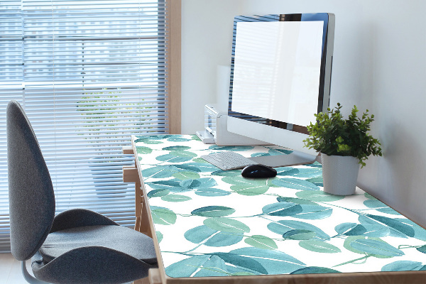 Large desk mat for children Eucalyptus