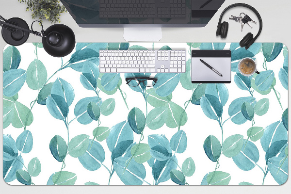 Large desk mat for children Eucalyptus