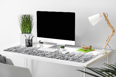Desk mat Black and white city