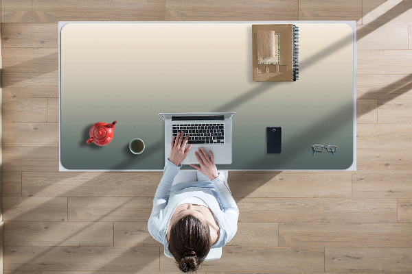Full desk mat gradient Ombre