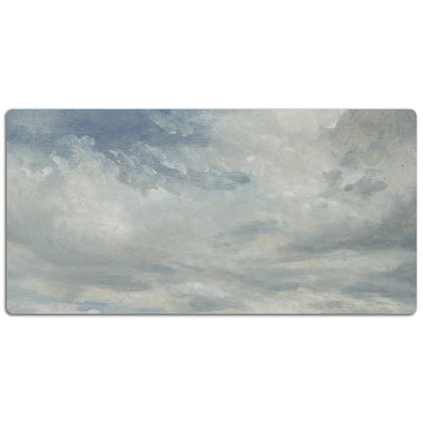 Full desk pad blue clouds