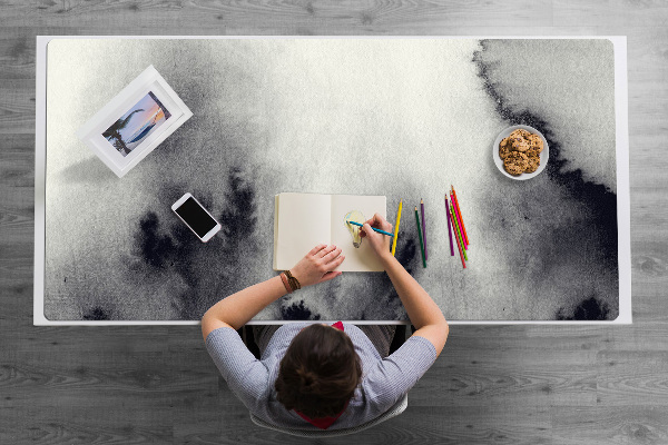 Desk pad ink stains