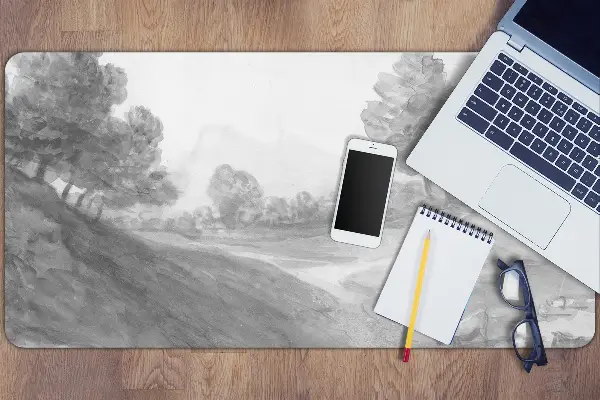 Large desk mat for children image village