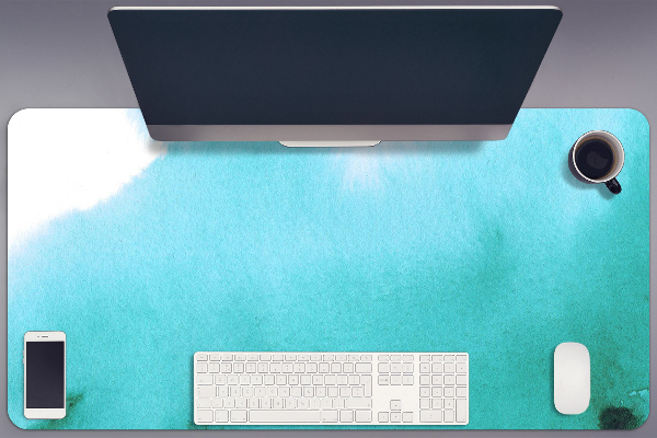 Full desk protector Stains on canvas