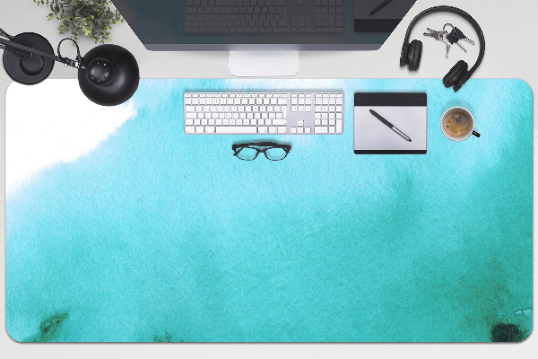 Full desk protector Stains on canvas