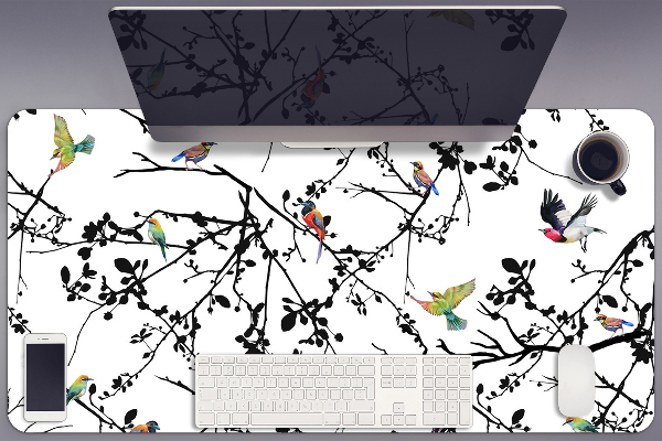 Desk pad Birds and Branches