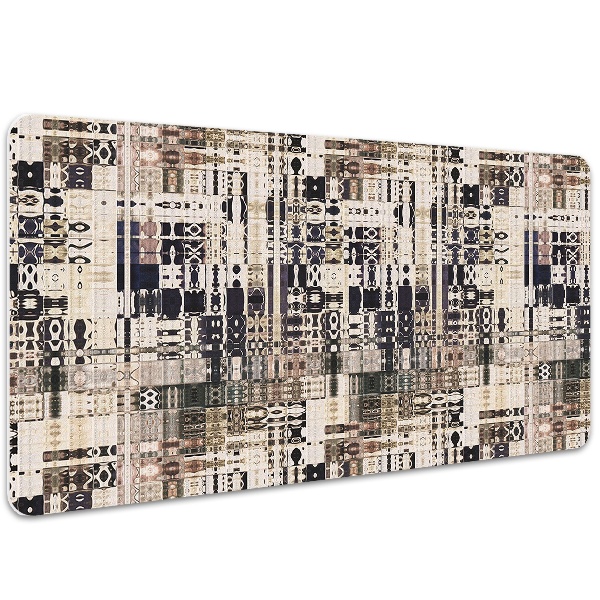Full desk protector Boho style tiles