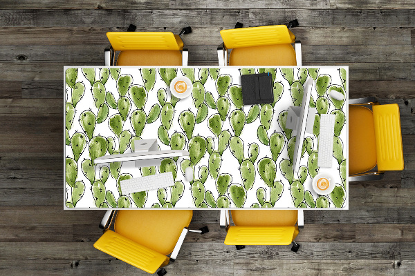 Large desk mat for children cactus Boho