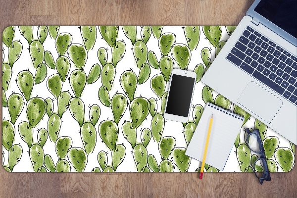 Large desk mat for children cactus Boho