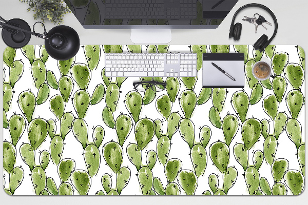 Large desk mat for children cactus Boho