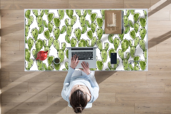 Large desk mat for children cactus Boho