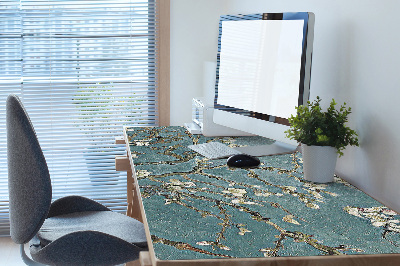 Large desk mat for children Cherry Blossom