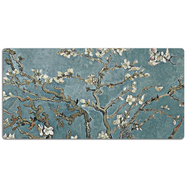 Large desk mat for children Cherry Blossom