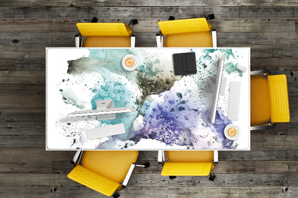 Full desk pad color ink