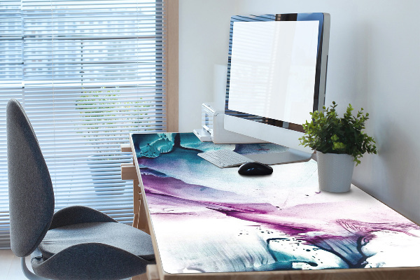 Large desk mat for children paint Stains