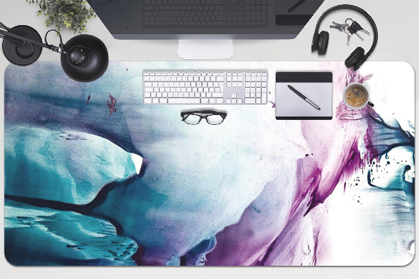 Large desk mat for children paint Stains