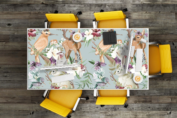 Desk pad forest animals
