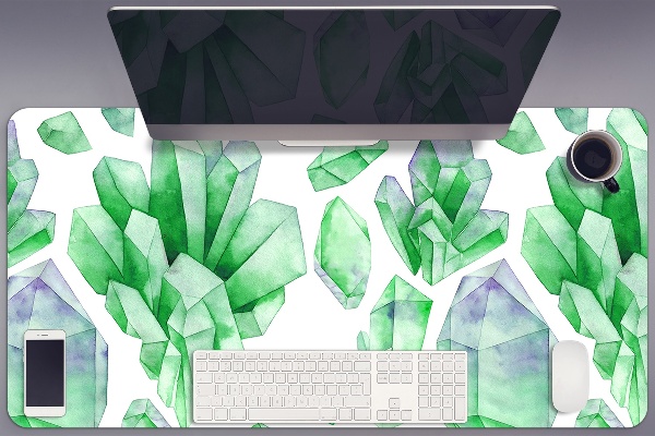 Large desk mat for children Crystals