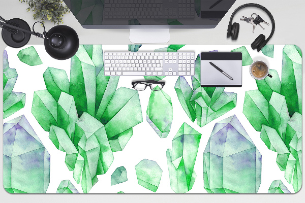 Large desk mat for children Crystals