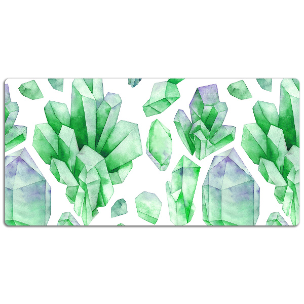 Large desk mat for children Crystals