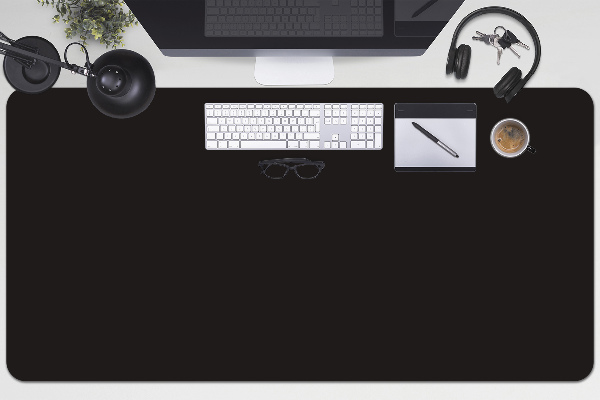 Large desk mat for children Black