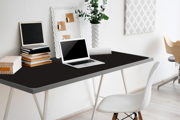 Large desk mat for children Black