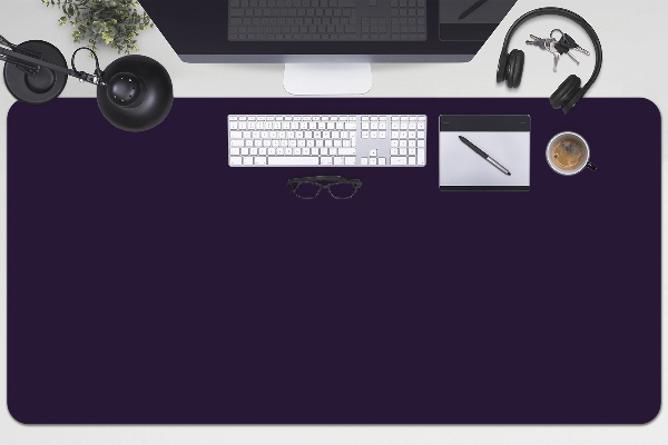 Full desk pad steel blue