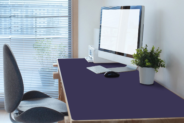 Large desk mat for children navy blue