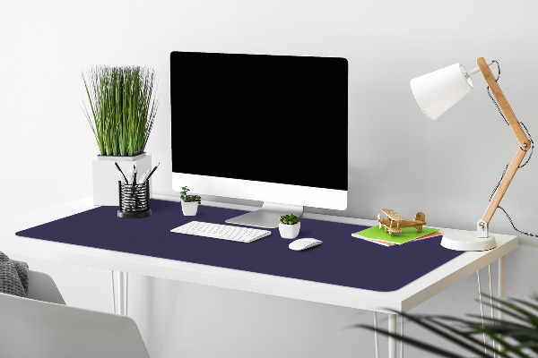 Large desk mat for children navy blue