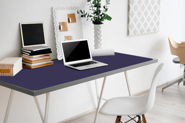 Large desk mat for children navy blue