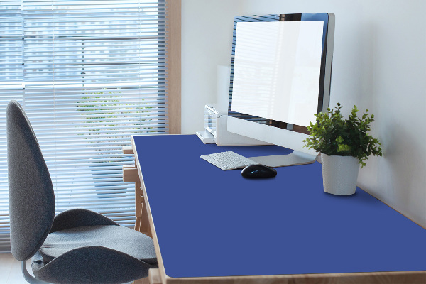 Full desk pad blue road