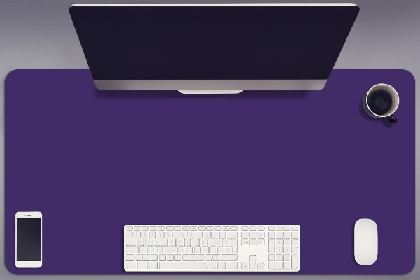 Large desk mat for children cobaltic
